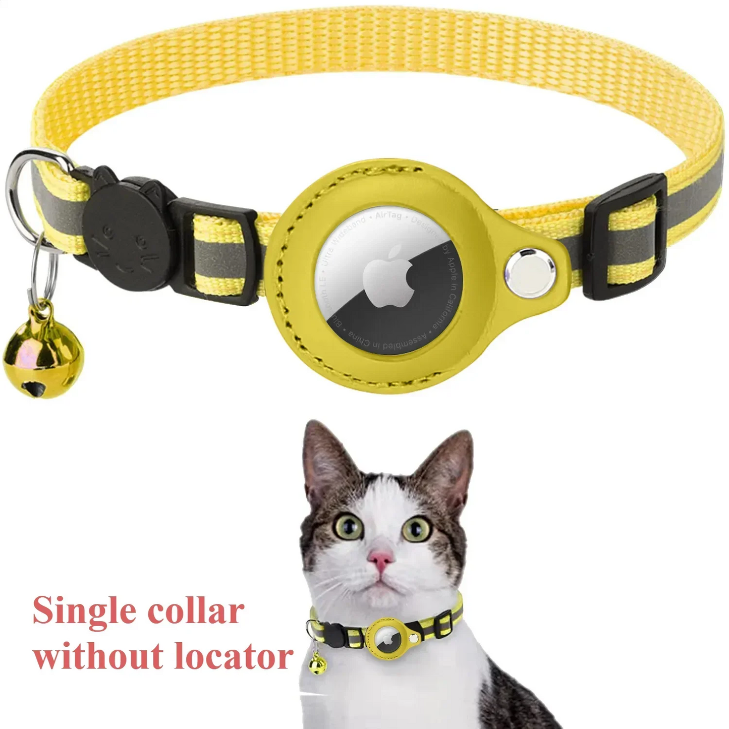 Bluetooth Pet GPS Tracker Smart Cat Dog Locator Wearable Reflective Collar with Positioning Record Function Long Battery Life