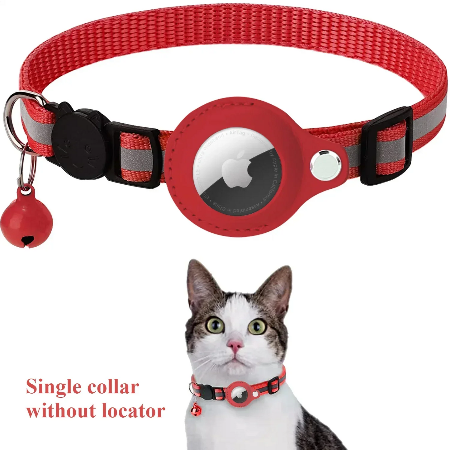 Bluetooth Pet GPS Tracker Smart Cat Dog Locator Wearable Reflective Collar with Positioning Record Function Long Battery Life