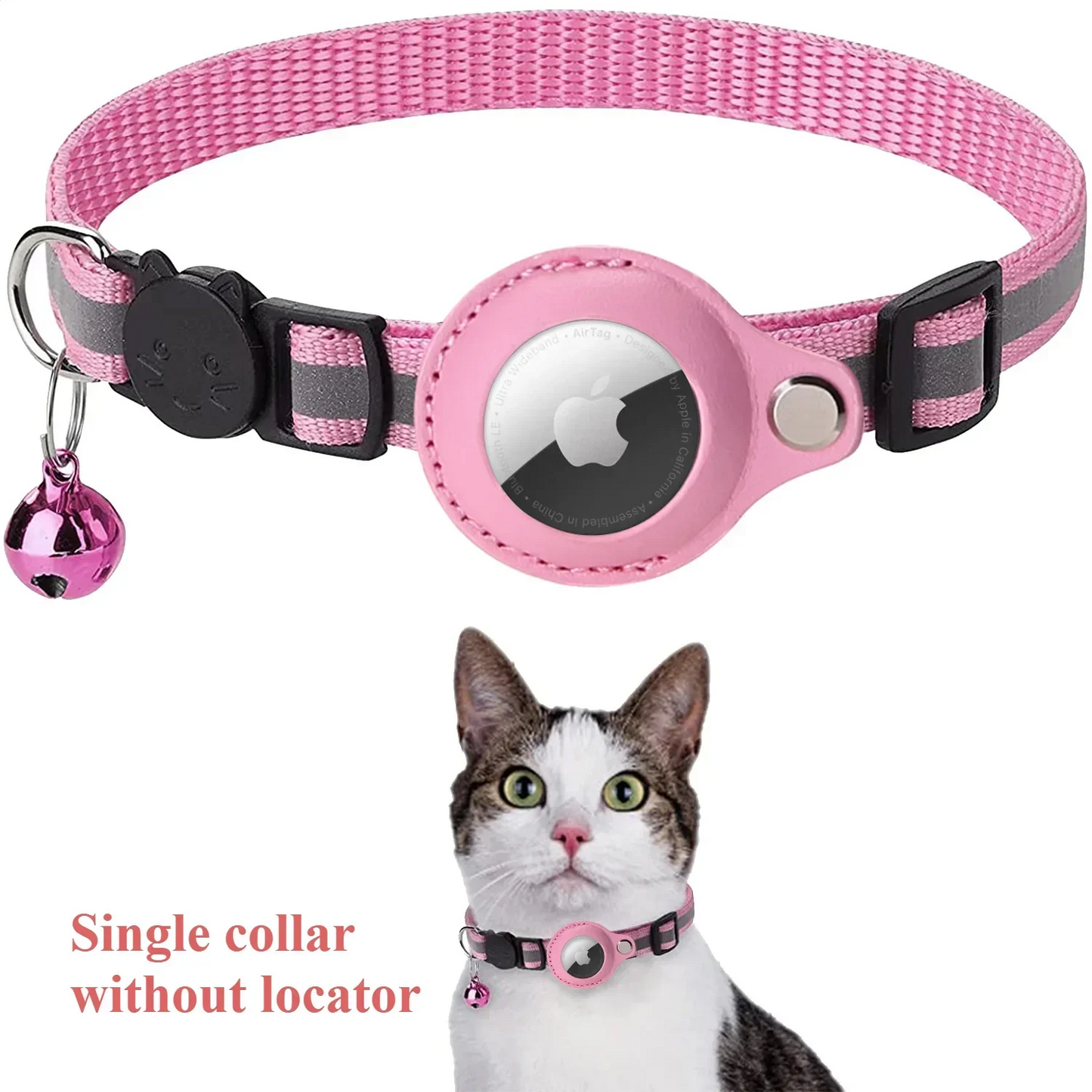Bluetooth Pet GPS Tracker Smart Cat Dog Locator Wearable Reflective Collar with Positioning Record Function Long Battery Life