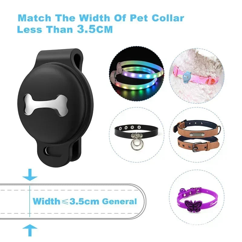 Bluetooth Pet GPS Tracker Smart Cat Dog Locator Wearable Reflective Collar with Positioning Record Function Long Battery Life
