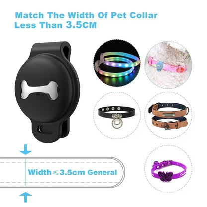 Bluetooth Pet GPS Tracker Smart Cat Dog Locator Wearable Reflective Collar with Positioning Record Function Long Battery Life