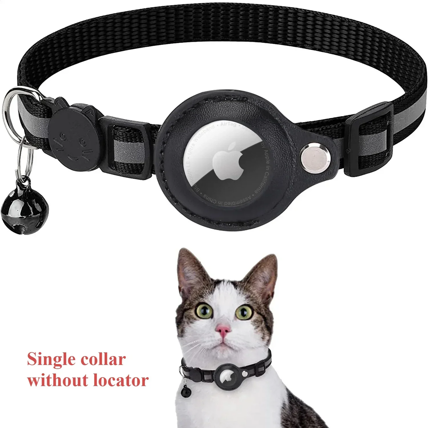 Bluetooth Pet GPS Tracker Smart Cat Dog Locator Wearable Reflective Collar with Positioning Record Function Long Battery Life